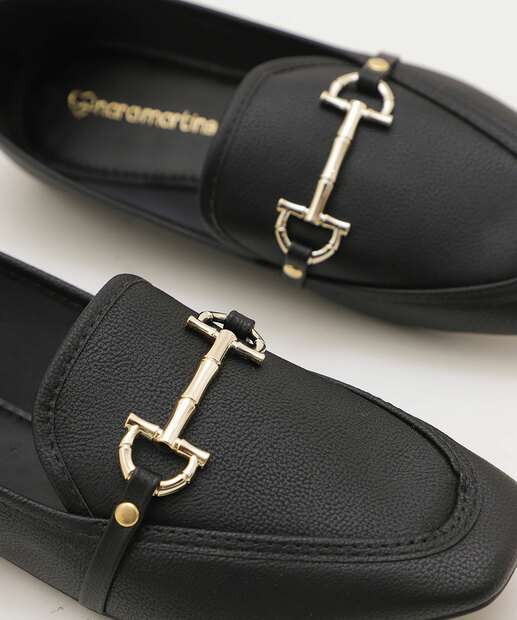 Mocassim Loafer Feminino Bico Quadrado