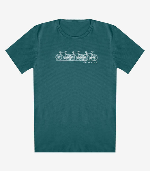 Camiseta Masculina Com Estampa Select Verde