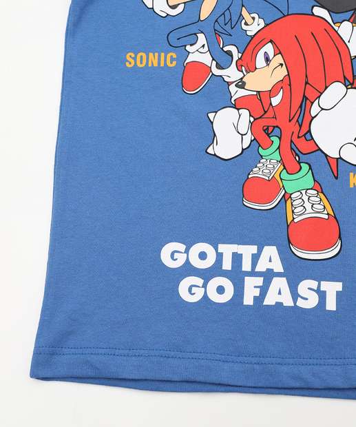 Regata Infantil Sonic Tam 4 a 10