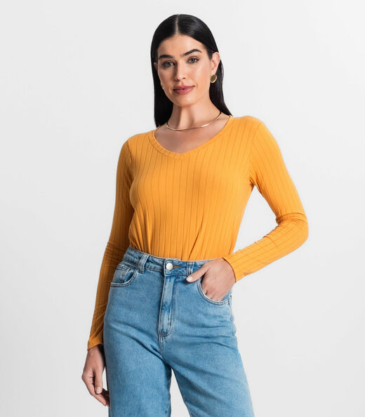 Image_Blusa Manga Longa Infinita Cor Amarelo