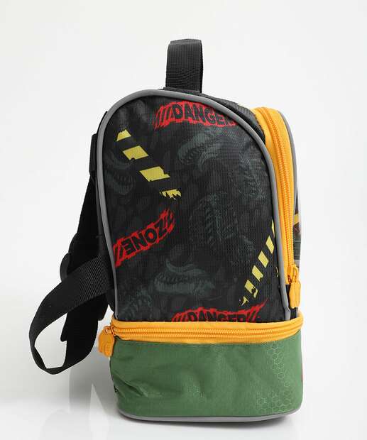 Lancheira Infantil Térmica Dinossauro Clio Style Verde