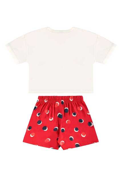 Conjunto Cropped e Short-Saia Bee Loop