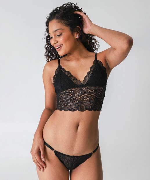 Image_Sutiã Bra Top De Renda Sem Bojo Preto