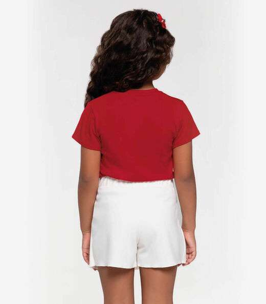 Blusa Infantil Feminina Trick Nick Vermelho