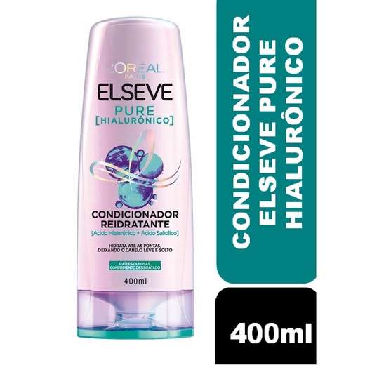 Loreal Condicionador Elseve Hialuronico Pure 400ml