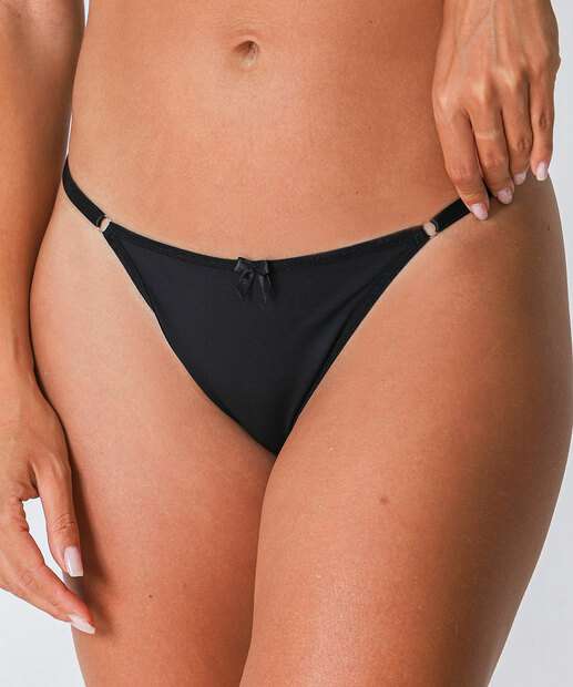 Calcinha String Lisa Marisa Preto