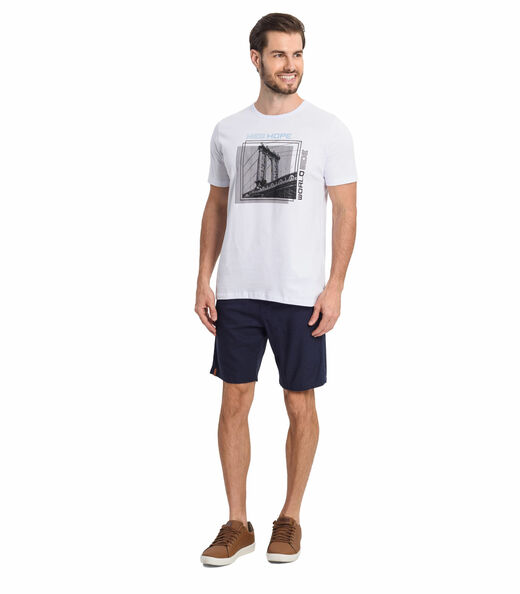 Camiseta Masculina New Hope Rovitex Branco