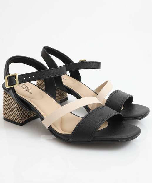 Sandália Feminina Salto Grosso Modare Preto
