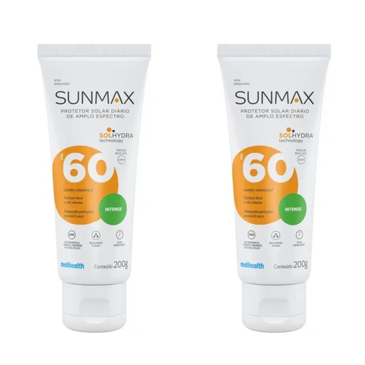 Image_Kit com 2 Unidades de Protetor Solar Sunmax Intense 200g FPS60