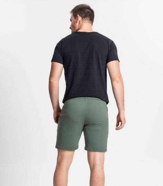 Bermuda Masculina Moletinho Com Bolso Select Verde