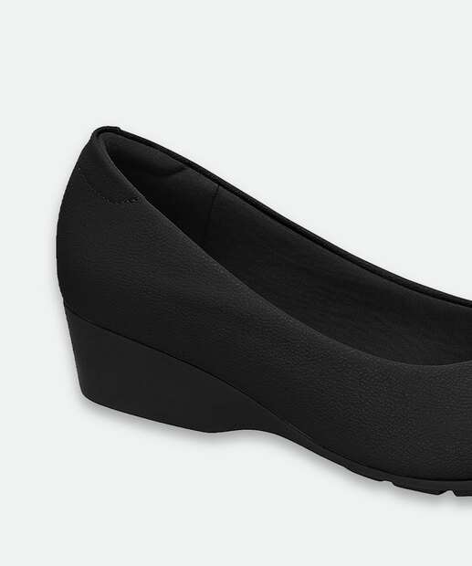 Scarpin Feminino Salto Anabela Modare Preto