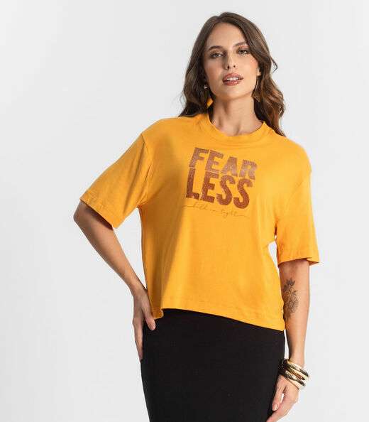 Image_Camiseta Feminina Endless Amarelo