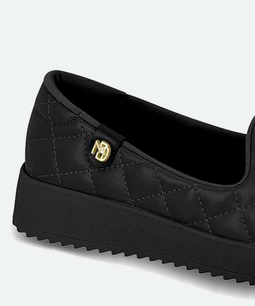 Tênis Feminino Slipper Matelassê Tratorado Modare