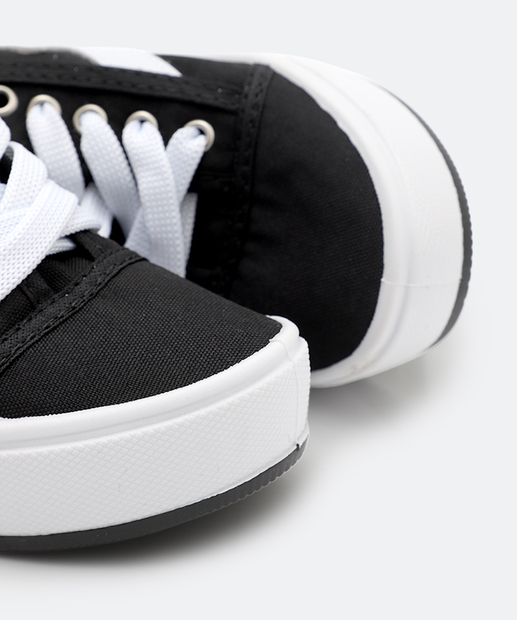 Tênis Infantil Casual Brilho Ortobessa Preto