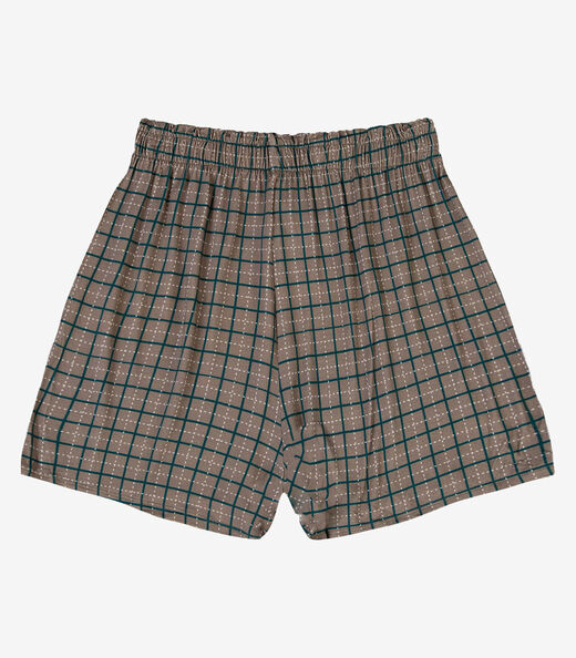 Short Feminino Com Elástico No Cós Infinita Cor Cinza