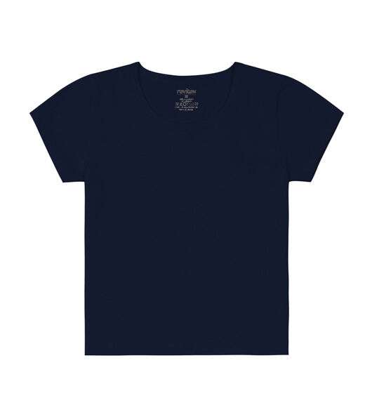 Blusa Básica Infantil Cotton Leve Rovi Kids Azul