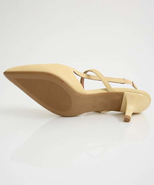 Scarpin Feminino Slingback Salto Fino Vizzano