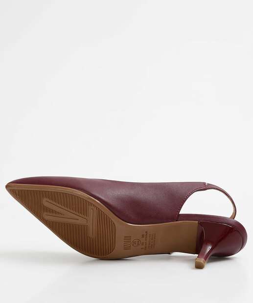 Scarpin Feminino Slingback Salto Fino Vizzano 