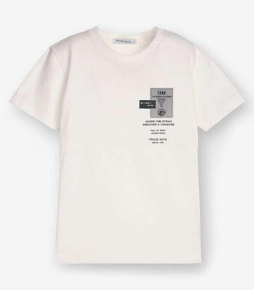 Image_Camiseta Menino em Meia Malha Trick Nick Bege