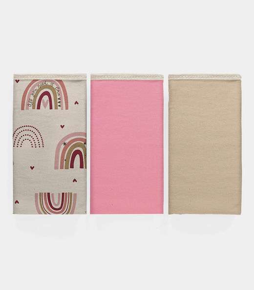 Image_Kit Três Panos de Boca Vivaldi Rosa