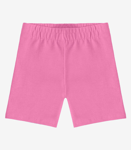 Bermuda Ciclista Infantil Básica Soletex Rosa