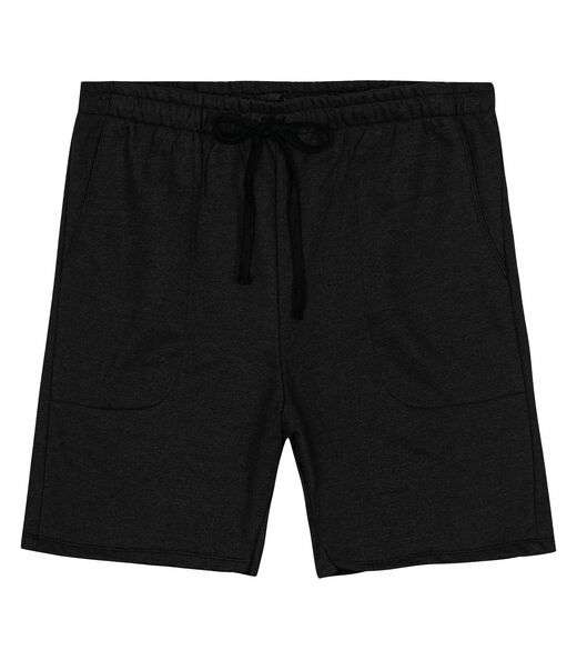 Bermuda Masculina Plus Size Moletom Diametro Preto