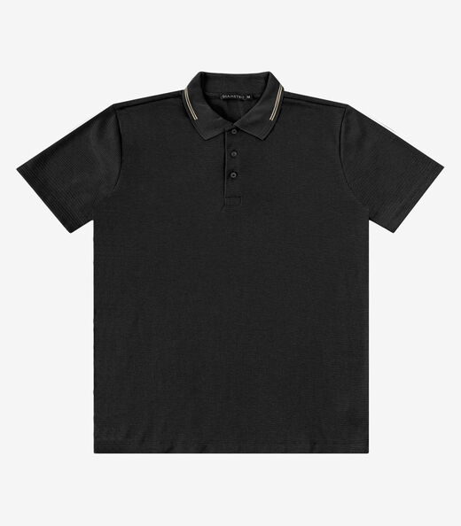 Image_Polo Masculina Malhão Maquinetado Diametro Preto