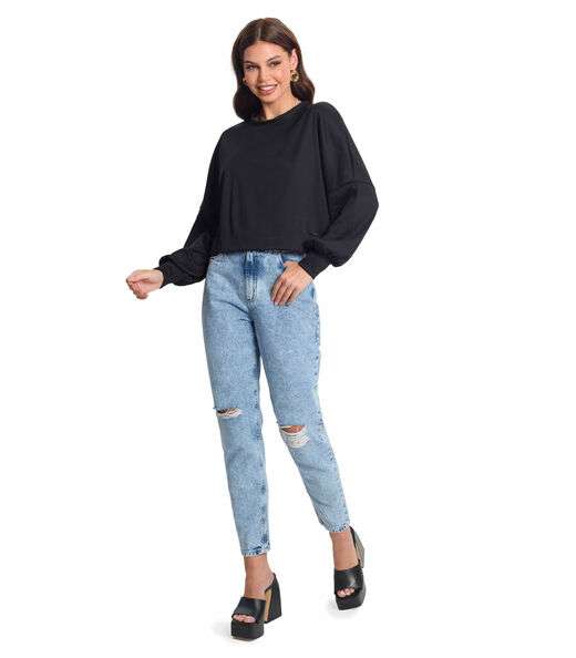 Blusão Feminino Ribana Rovitex Preto
