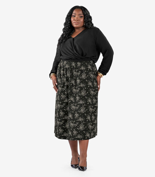 Image_Saia Midi Estampada Plus Size Secret Glam Preto