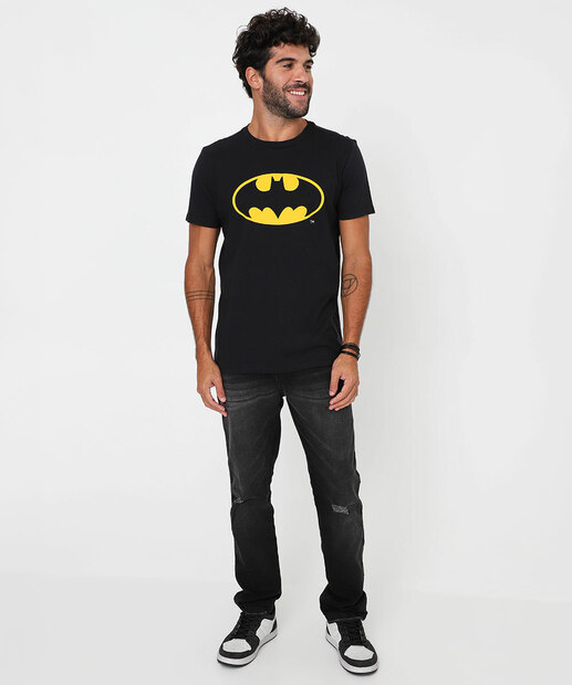 Camiseta Masculina Batman Marvel Preto