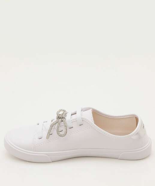 Tênis Casual Feminino Laço Moleca