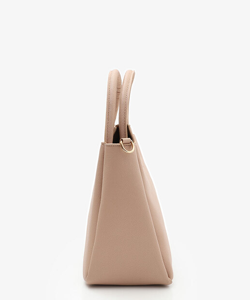 Bolsa De Mão Tote Feminina Marisa Bege