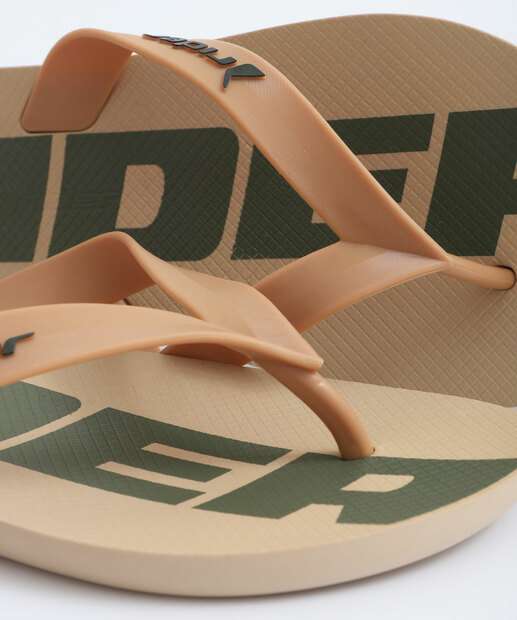 Chinelo Masculino Feel Urban Rider Bege