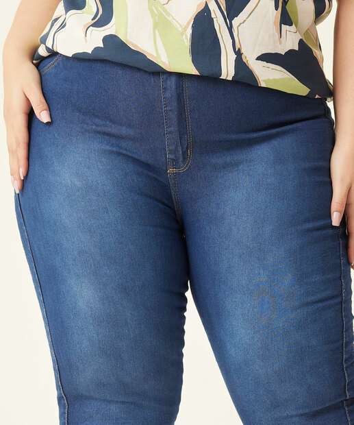 Calça Plus Size Feminina Skinny Ecxo Jeans 