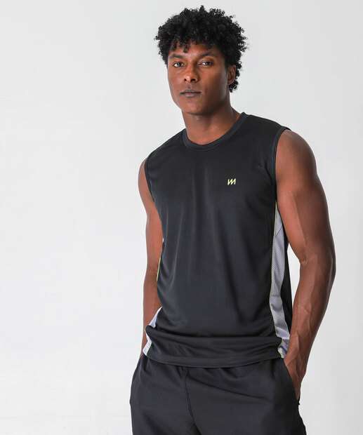 Image_Regata Masculina Machão Fitness Listras Marisa Preto