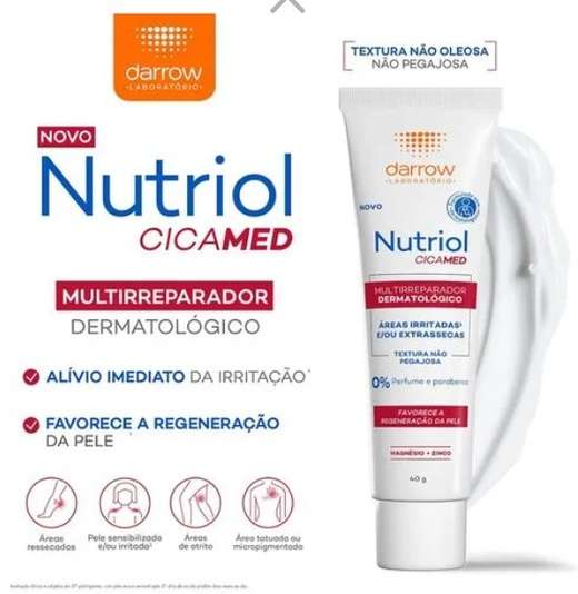Darrow Nutriol Cicamed Creme Hidratante Multirreparador 20g