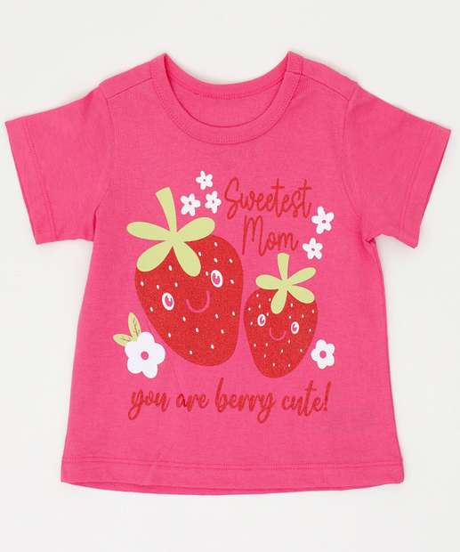 Image_Blusa Infantil Estampa Morangos Marisa Tam 1 a 3