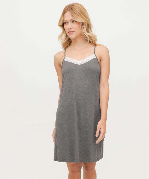 Camisola Estampa Mescla Alças Finas Marisa