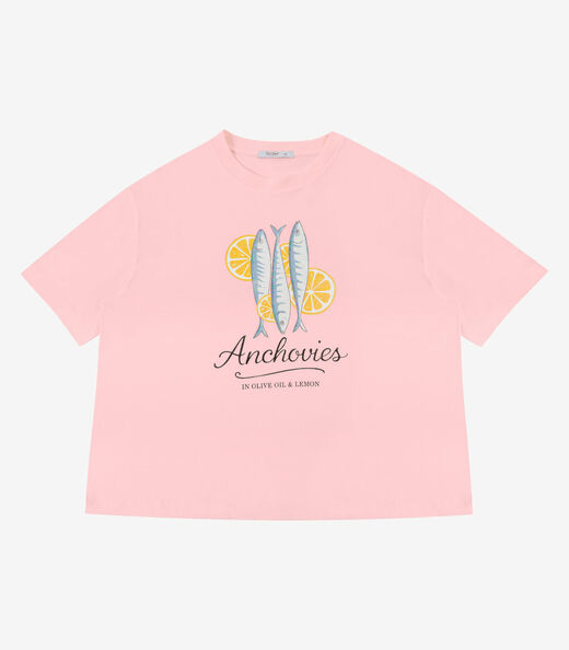 Image_T-Shirt Feminina Estampa Sardinha Secret Glam Rosa