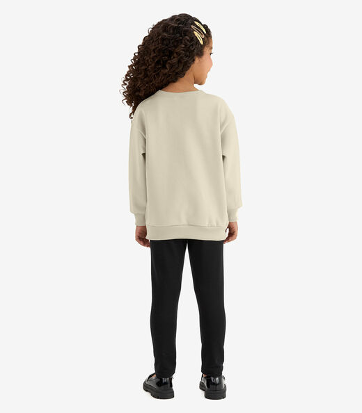 Conjunto Blusão com Legging Rovi Kids Bege