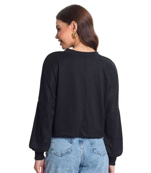 Blusão Feminino Ribana Rovitex Preto