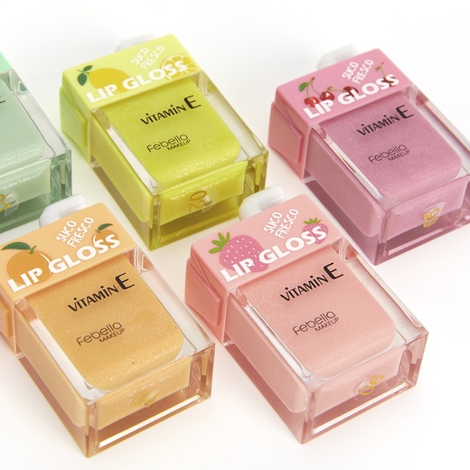 Lip Gloss Suco Fresco Febella Makeup LG4055
