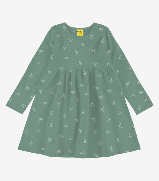 Image_Vestido Manga Longa Infantil Rovi Kids Verde