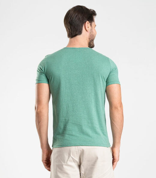Camiseta Masculina em Meia Malha Botonê Select Verde