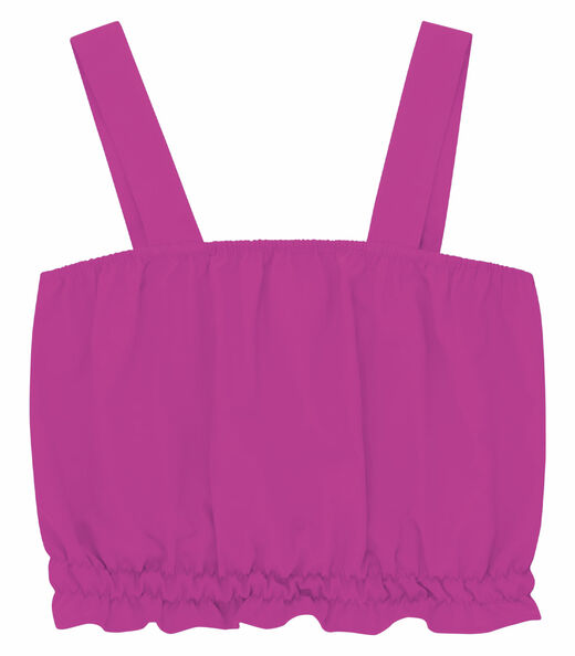 Regata Cropped Plus Size Neon Secret Glam Rosa