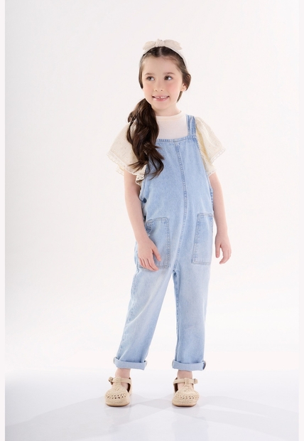 Image_Jardineira Jeans Unissex Infantil Up Baby