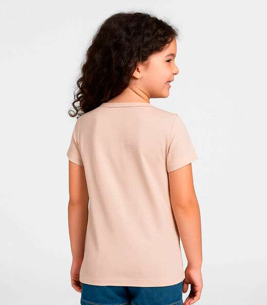Blusa Infantil Manga Curta Trick Nick Rosa