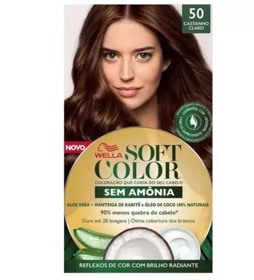 Image_Tinta de Cabelo Soft Color Cor:50 Castanho Claro