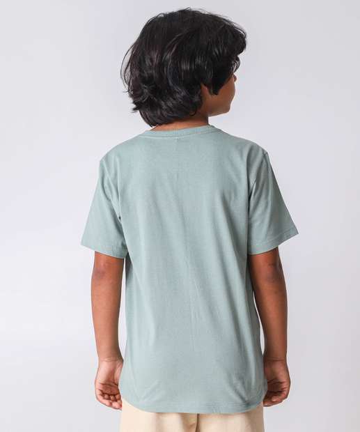 Camiseta Juvenil Estampada Marisa Tam 10 a 16 Verde