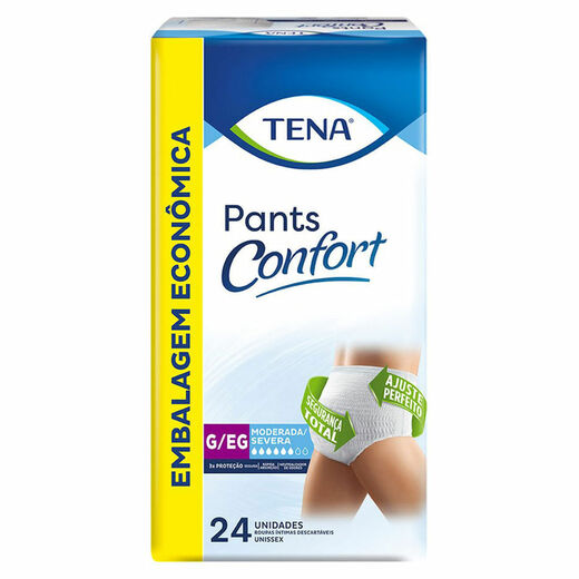 Image_Kit 2 Fraldas Adulto Tena Pants Confort Hiper G/Eg 24 Unidades cada